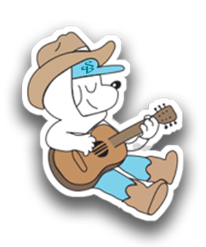 DOG style sticker SB
